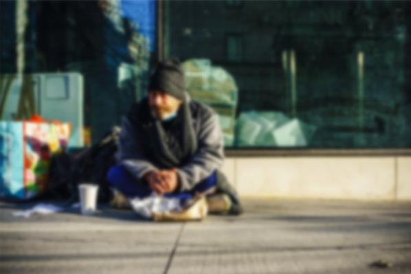 homeless person